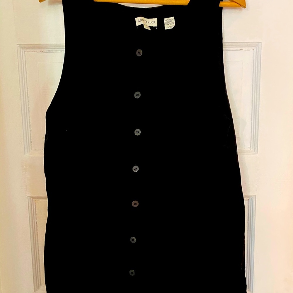 Wool button dress